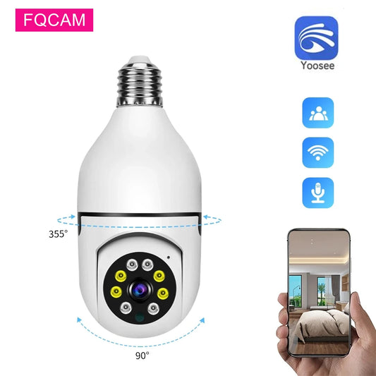 Yoosee WiFi Light Bulb Security Camera – 1080P Indoor Smart Surveillance with Motion Detection & Two-Way Audio