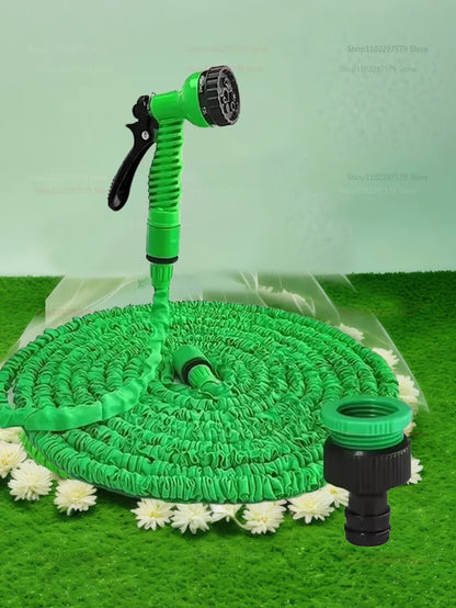Retractable Magic Hose High Pressure Car Wash Water Gun Garden