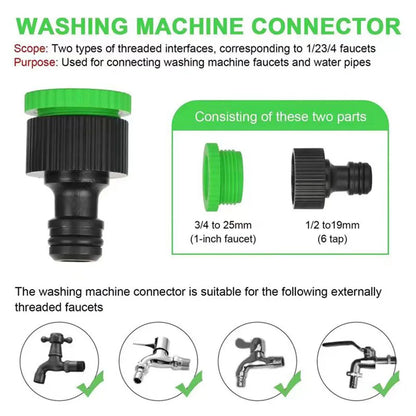 Retractable Magic Hose High Pressure Car Wash Water Gun Garden