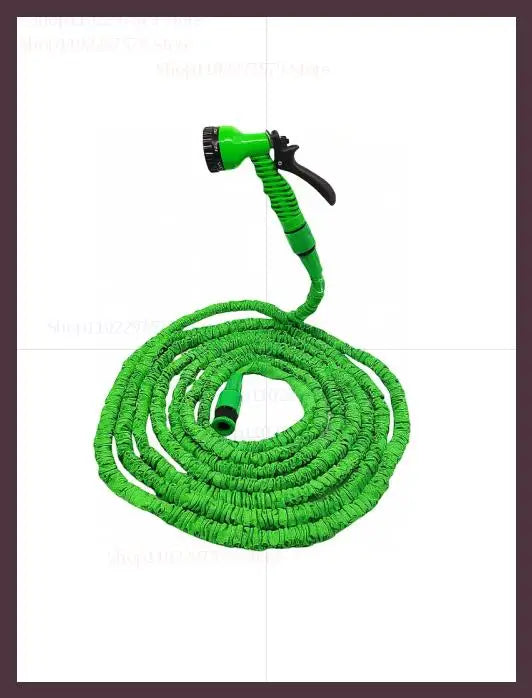Retractable Magic Hose High Pressure Car Wash Water Gun Garden