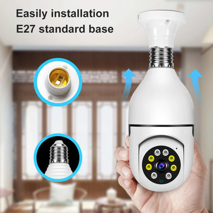 Yoosee WiFi Light Bulb Security Camera – 1080P Indoor Smart Surveillance with Motion Detection & Two-Way Audio